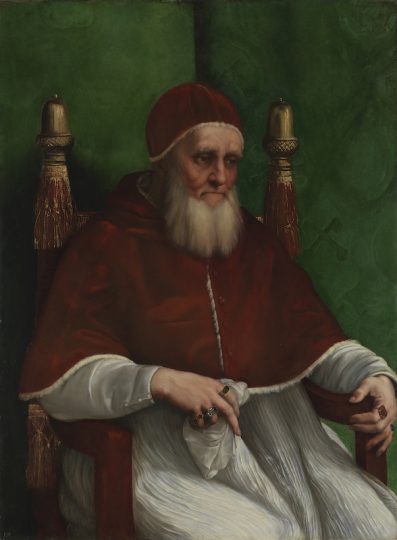 exposic?a?o Rafael - Portrait of Pope Julius II