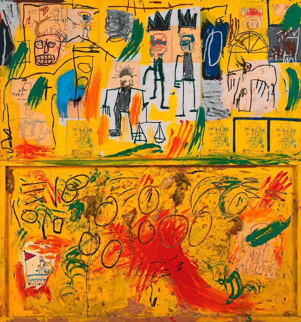 Basquiat - Yellow Tar and Feathers - CCBB