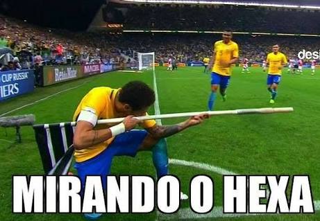 meme hexa - estreia do brasil na copa