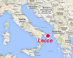 mapa lecce