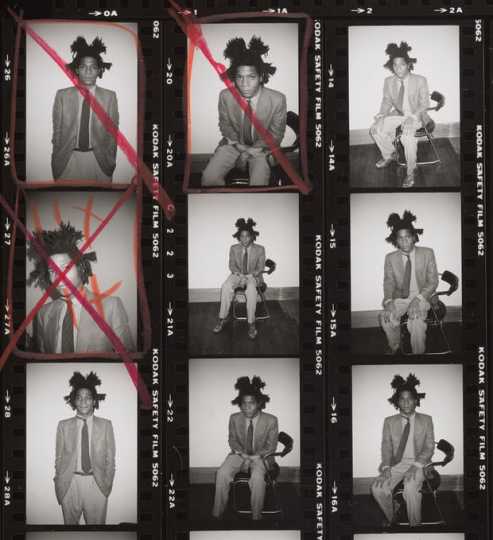 Warhol - retratos de Basquiat de 1982