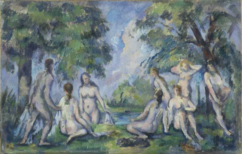 Do ateliê de Cézanne, Les Grandes Baigneuses