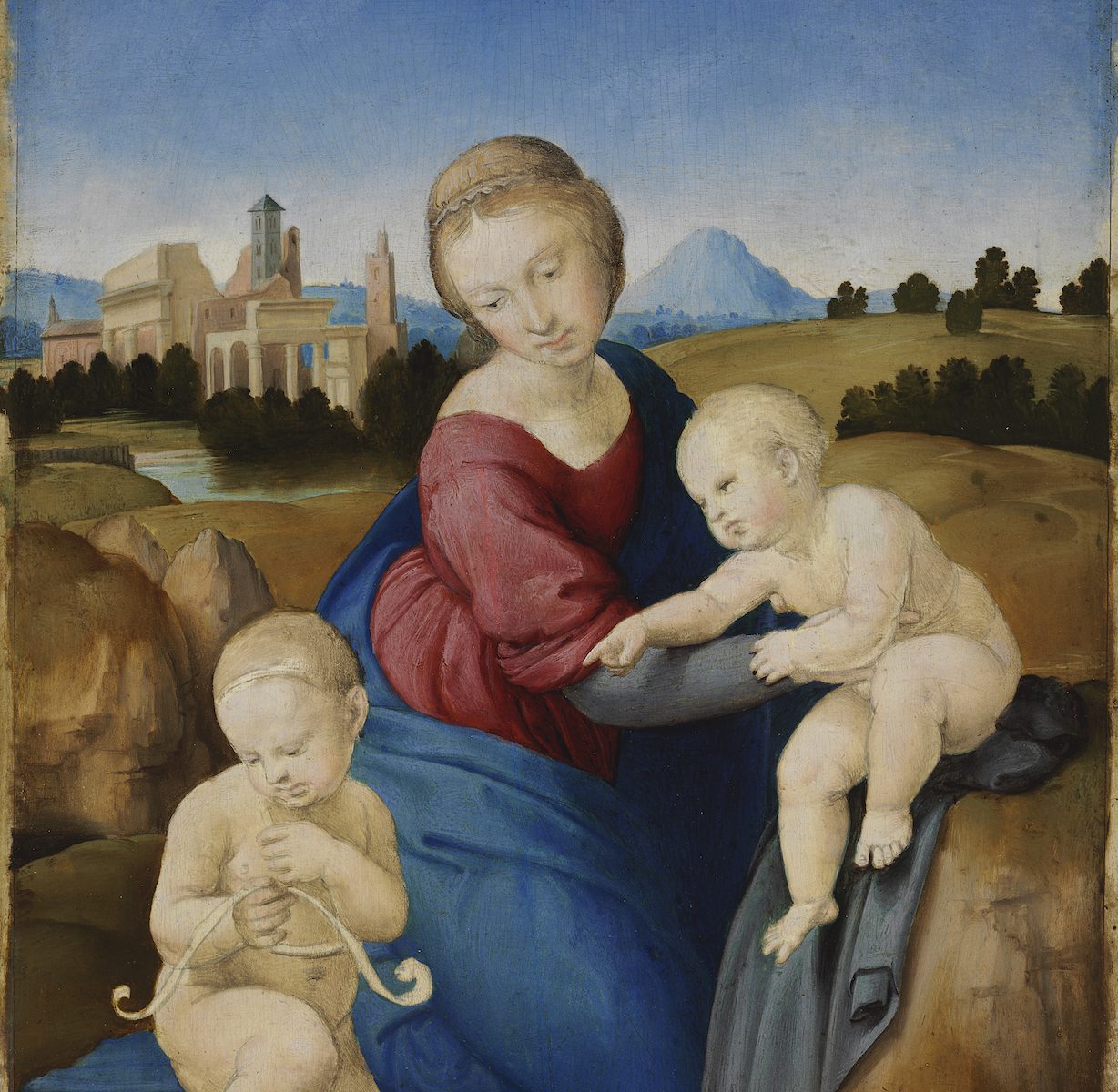 exposic?a?o Rafael - Virgin and Child with the Young Saint John the Baptist